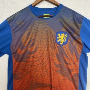 Netherlands Jersey Men Size XL Blue Orange Soccer #16 Holland Jersey